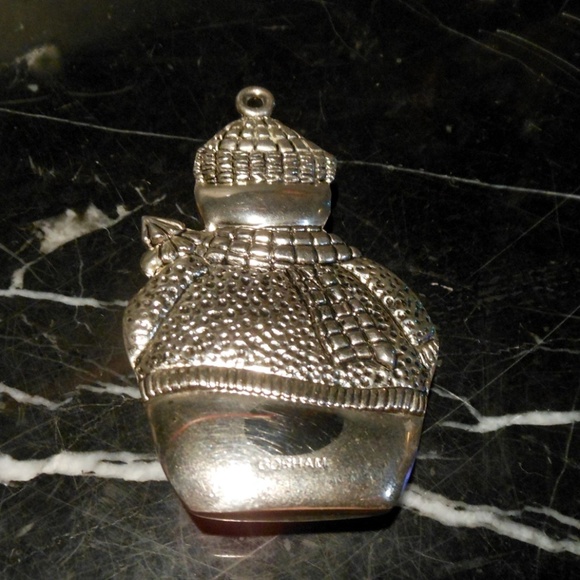 Vintage GORHAM Silver-plated Snowman with Christma - Picture 4 of 6